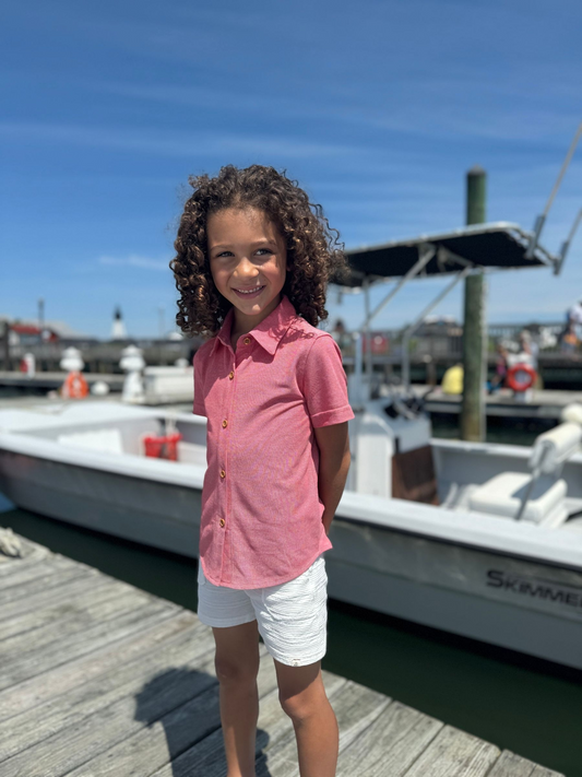 BOARDWALK Henley Tee - Red