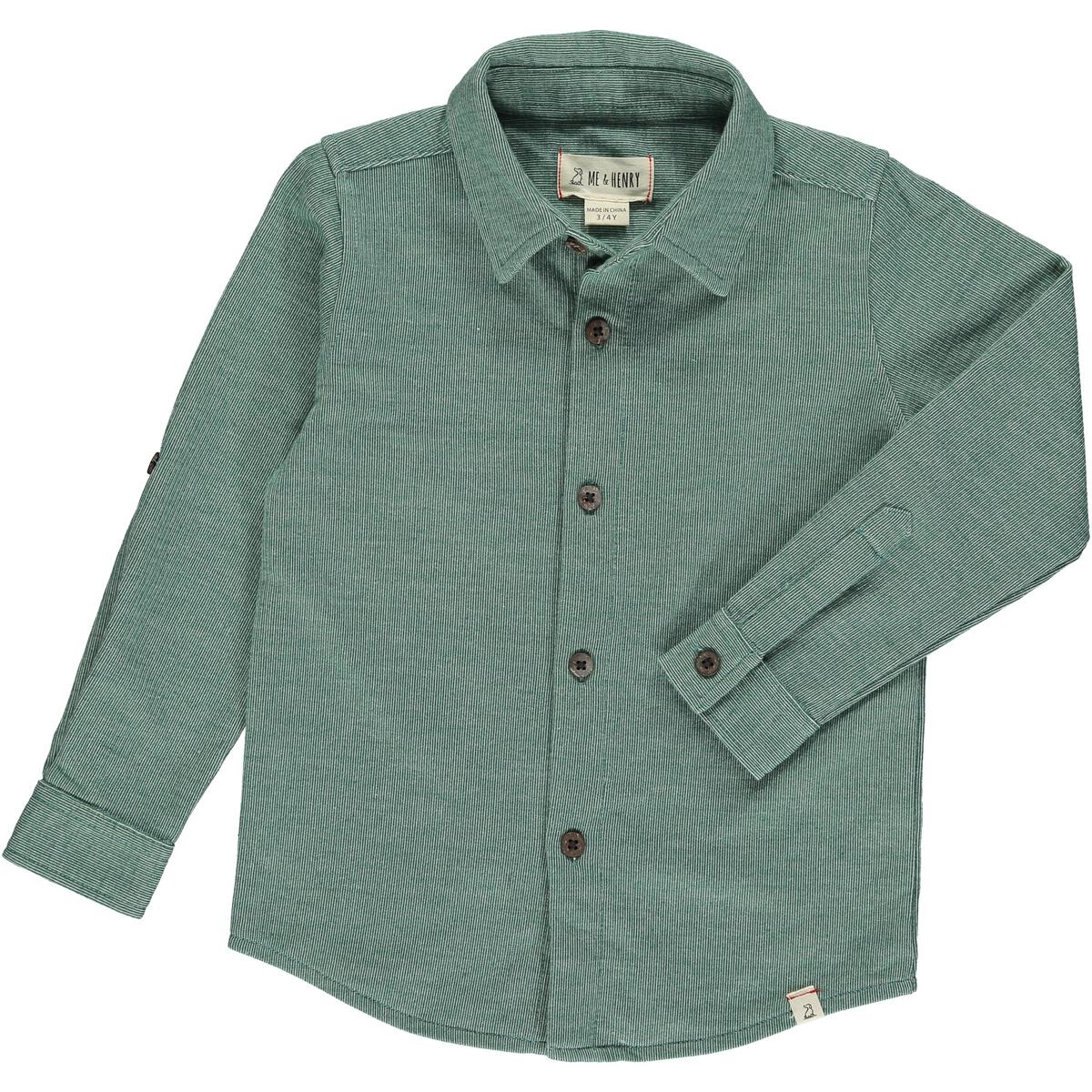 COLUMBIA Jersey Shirt - Green Stripe