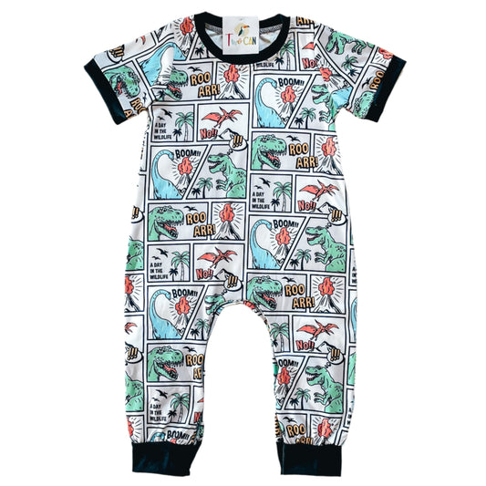 Dino Comic Romper