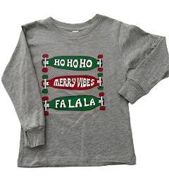 Merry Vibes Ho Ho Ho Christmas Long sleeve